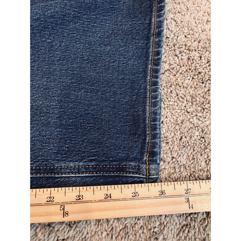 NWT Quince Women’s Bella Stretch Jeans Barrel Obsidian Blue 32 waist 26 inseam - Picture 6 of 8